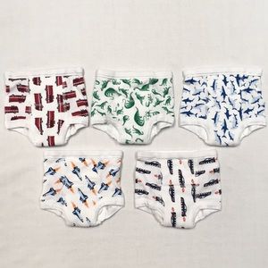 NEW Hanna Andersson Unders Training Pants 5-pk XS